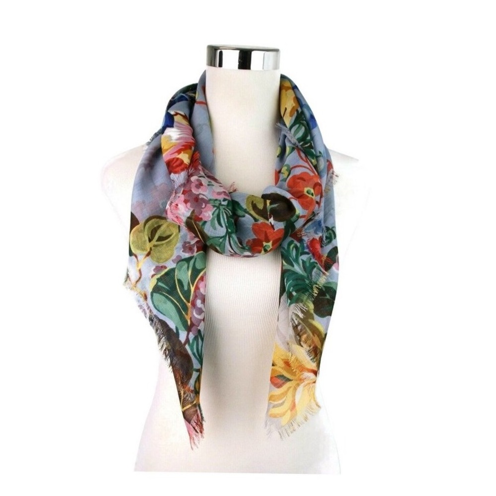 Gucci floral josephine shawl scarf silk 120x120 - Picture 5 of 10